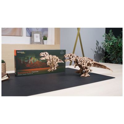 Ugears 3D dřevěné mechanické puzzle Tyrannosaurus Rex