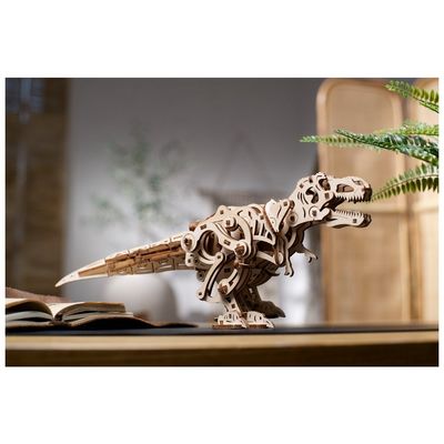 Ugears 3D dřevěné mechanické puzzle Tyrannosaurus Rex