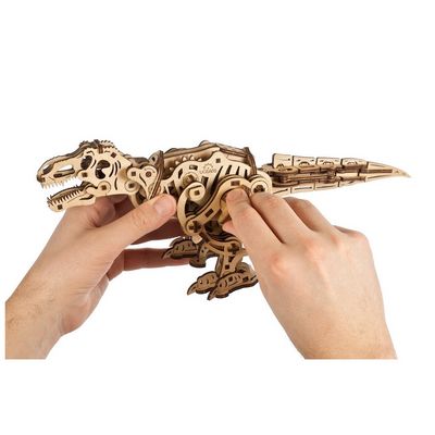 Ugears 3D dřevěné mechanické puzzle Tyrannosaurus Rex