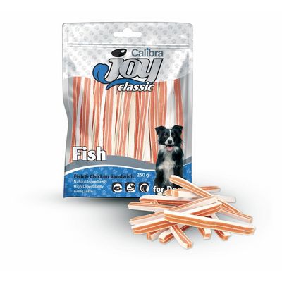 Calibra Joy Dog Classic Fish&Chicken Sandwich 250g pamlsky pro psy
