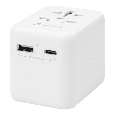 Tactical PTP Travel Adapter bílý