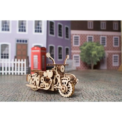 Ugears 3D dřevěné mechanické puzzle Harry Potter Hagridova létající motorka