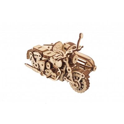 Ugears 3D dřevěné mechanické puzzle Harry Potter Hagridova létající motorka