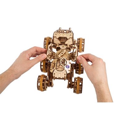 Ugears 3D dřevěné mechanické puzzle Mars Rover