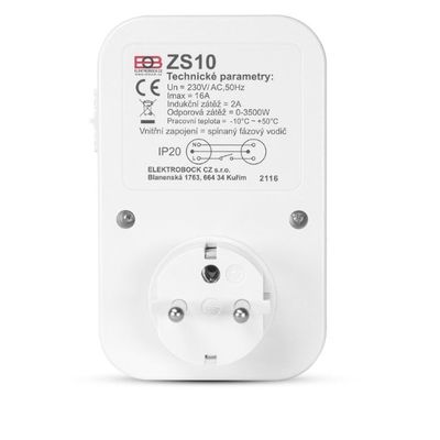 ELEKTROBOCK spínací zásuvka ZS10
