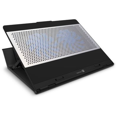CONNECT IT FrostBlast chladicí podložka pod notebook s modrým podsvícením