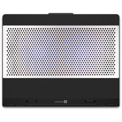 CONNECT IT FrostBlast chladicí podložka pod notebook s modrým podsvícením