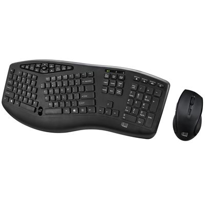 Adesso set klávesnice a myši WKB-1600CB, bezdrátový, US