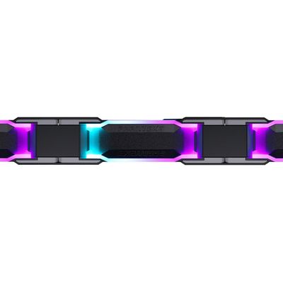 PHANTEKS D30 PWM s reverzním prouděním vzduchu D-RGB 120mm ventilátor, 3ks, černý