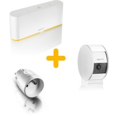 Somfy set řídící jednotka TaHoma Switch + Interiérová bezp. kamera + Zásuvka ON-OFF Plug io (typ E)