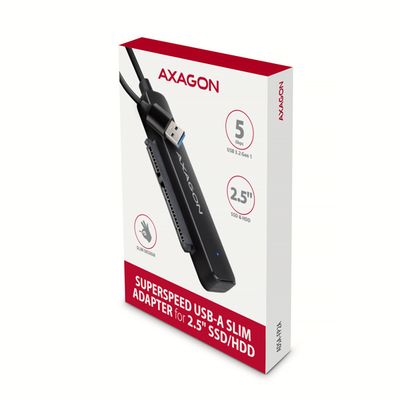 AXAGON ADSA-FP2A USB-A 5Gbps - SATA 6G 2.5 SSD/HDD SLIM adaptér