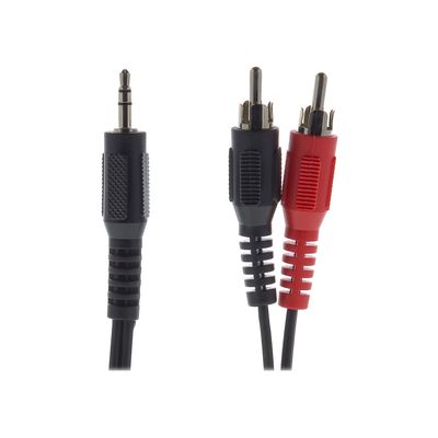 Sencor SAV 104-050 3,5 mm stereo jack - 2x Cinch/RCA konektor