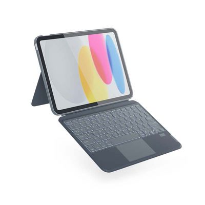 Epico Backlit Keyboard Case for Apple iPad 10,9 (2022)/11 A16 - Čeština/šedá