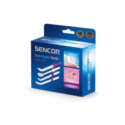 Sencor SOX 007 Náhradní nástavce pro ústní sprchu SOI 22x, 4 ks