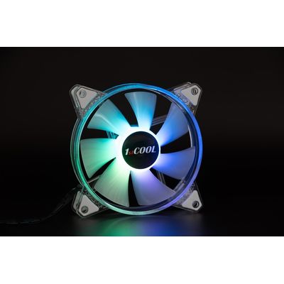 1stCOOL AURA EVO ARGB PWM Crystal 12cm ventilátor
