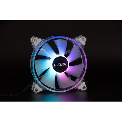 1stCOOL AURA EVO ARGB PWM Crystal 12cm ventilátor