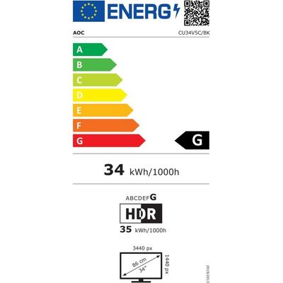 34 AOC CU34V5C/BK