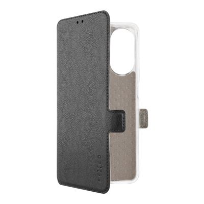 Tenké pouzdro typu kniha FIXED Topic pro Realme C55, černé