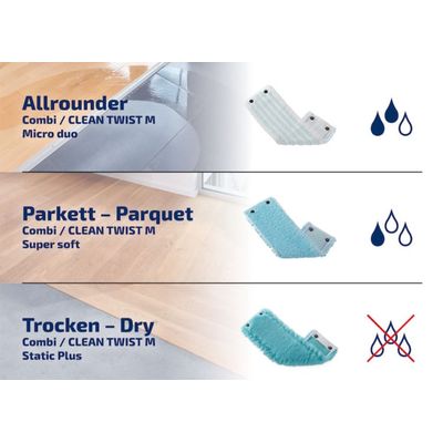 Leifheit 55320 Náhrada Micro Duo k mopu Twist M