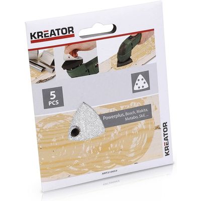 Kreator KRT210054 - 5x Brusný papír 3 x 90 na barvu - G60