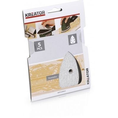 Kreator KRT220057 - 5x Brusný papír 140 x 140 x 80 na barvu G120