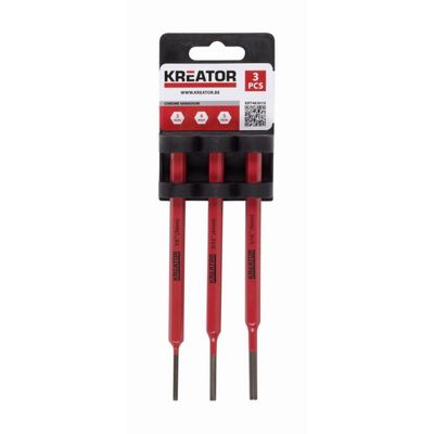 Kreator KRT463010 - Sada průbojníků 3ks