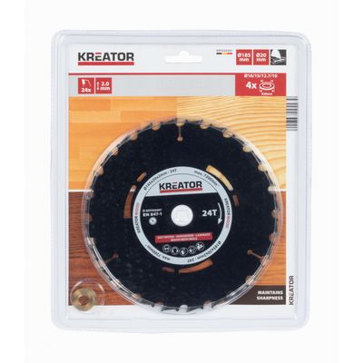 Kreator KRT020307 - Pilový kotouč pro ponorné pily 185mm, 24T
