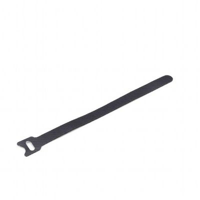 Cablexpert stahovací pásky na suchý zip, 210mm, černé, 100ks