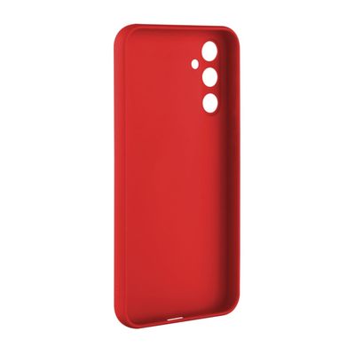 Zadní pogumovaný kryt FIXED Story pro Samsung Galaxy A34 5G, červený