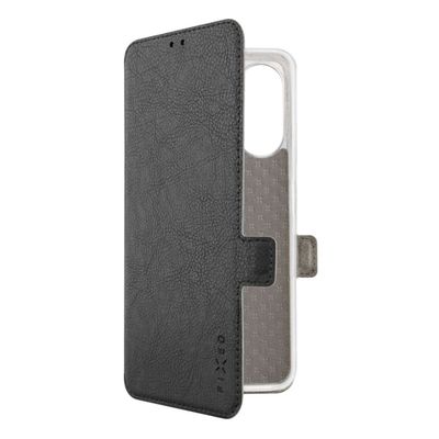 Tenké pouzdro typu kniha FIXED Topic pro Infinix Hot 30i, černé
