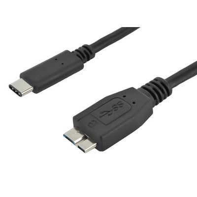Kabel USB 3.2 konektor C/male - USB 3.0 konektor Micro-B/male, 0,6m