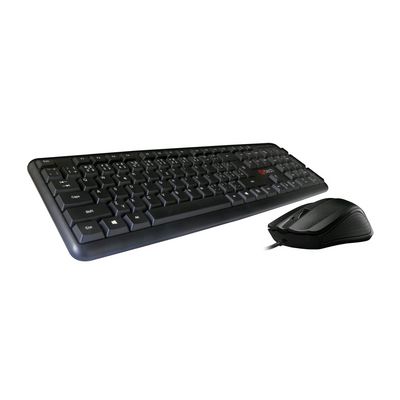 C-TECH KBM-102, drátový combo set s myší