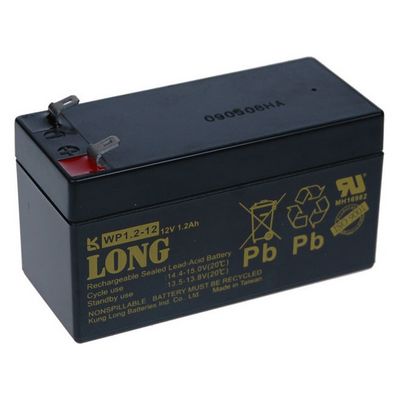 Long 12V 1,2Ah olověný akumulátor F1 (WP1.2-12)