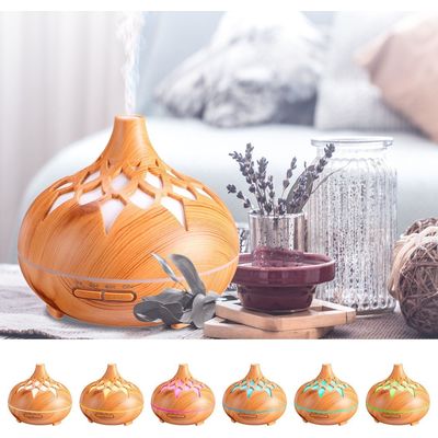 SIXTOL Aroma difuzer Palm světlé dřevo 500ml