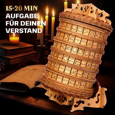 EscapeWelt Dřevěný hlavolam Cryptex