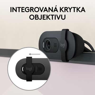 Logitech Brio 100 Full HD Webcamera, černá