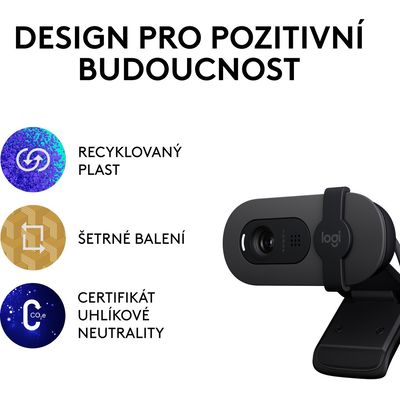 Logitech Brio 100 Full HD Webcamera, černá