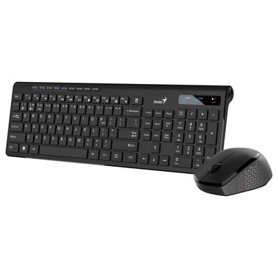 Genius set klávesnice a myši SlimStar 8230, černý, bezdrátový, CZ/SK
