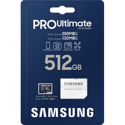 Samsung microSDXC 512GB PRO Ultimate + SD adaptér