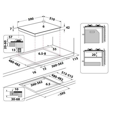 Whirlpool GOR 625/NB1