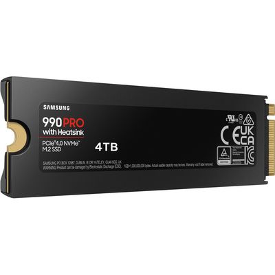 Samsung 990 PRO 4TB NVMe Heatsink