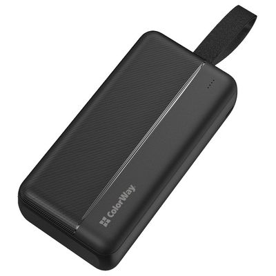 ColorWay powerbanka 30 000mAh/ 2x USB QC3.0/ USB-C PD 22,5W, černá