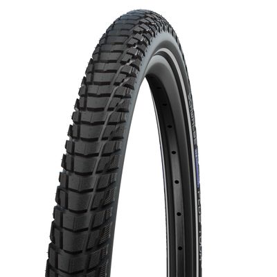 Schwalbe plášť Marathon Plus Tour 27.5x2.15 AddixE SmartDualGuard černá+reflexní pruh