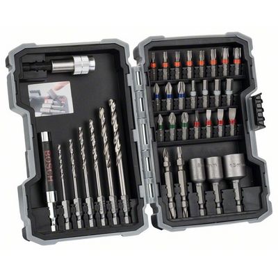 Bosch Sada 35 kusů vrtáků do kovu a šroubovacích nástavců Extra Hard (2.607.017.565)