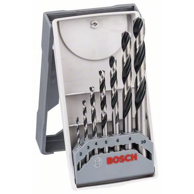 Bosch Sada spirálových vrtáků HSS PointTeQ, Mini-X-Line 2–8 mm, 7 kusů (2.608.577.347)