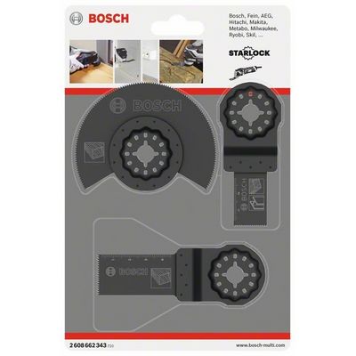 Bosch Základní souprava pro dřevo, 3 kusy (2.608.662.343)