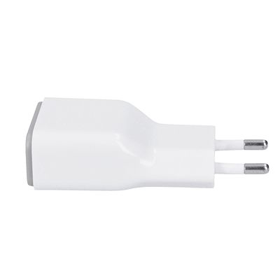 Solight USB nabíjecí adaptér, fast charge: 1x USB Qualcomm, 5V2A/9V1.5A/12V1A, AC 230V, bílošedý