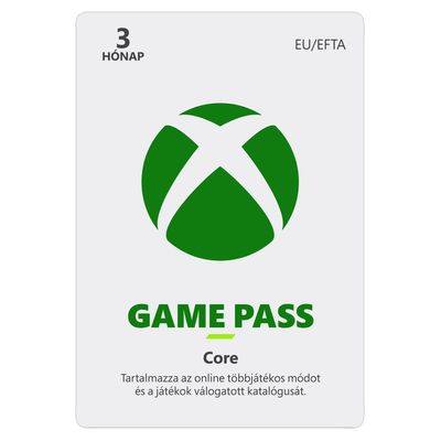 XBOX - Game Pass Core - předplatné na 3 měsíce (EuroZone)