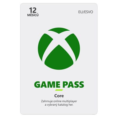 XBOX - Game Pass Core - předplatné na 12 měsíců (EuroZone)