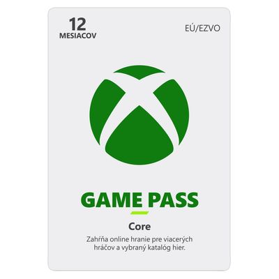 XBOX - Game Pass Core - předplatné na 12 měsíců (EuroZone)